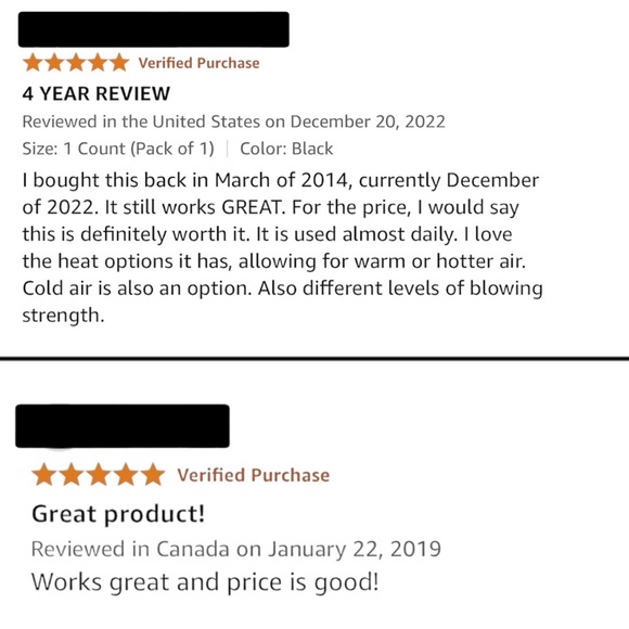 REVLON®️ IONIC 1875W HAIR DRYER, LIGHTWEIGHT, 3 TEMPS & COLD SHOT! EUC! - Picture 9 of 16